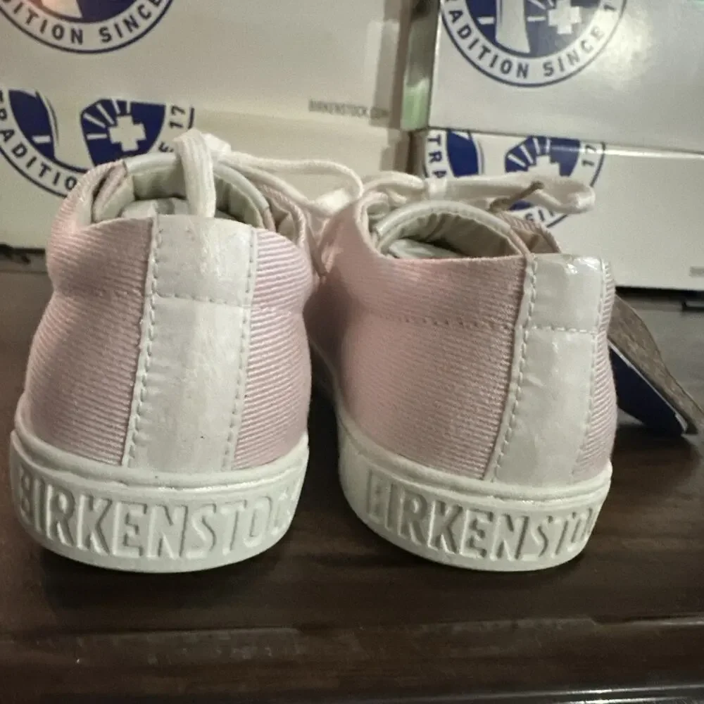 Birkenstock Arran Kids Pink Canvas Sneaker Lace Up EU 32 US 1 NIB 0448331